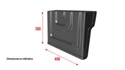 Semi straight fender wing 450