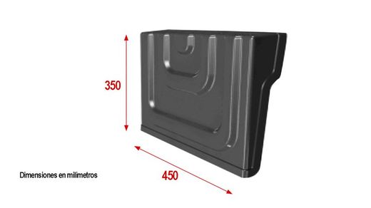 Semi straight fender wing 450