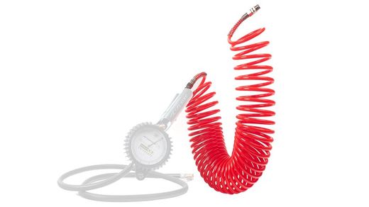 Air coil with swivel males 1/4 and 10 meters