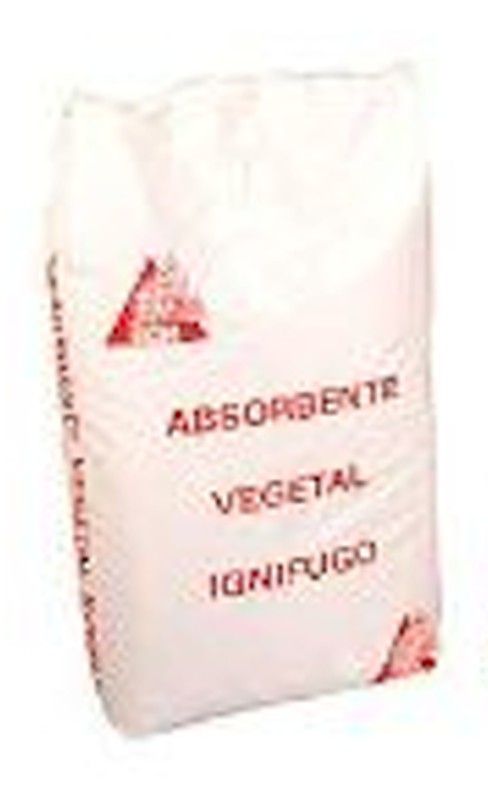 Serrin vegetal absorbente ignífugo saco con volumen de 40 litros