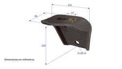 Chassis support 90° - 110