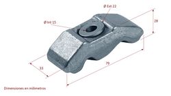 Chassis support with washer - 28