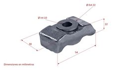 Chassis support with washer - 25