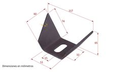 Soporte chasis en V - 65