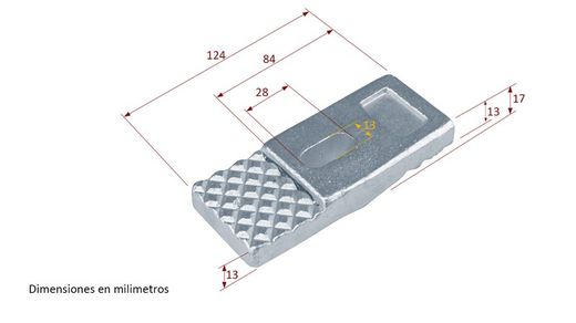 Forged chassis support S - 17