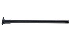 Mudguard support tube Ø42 mm straight 75 cm with plate