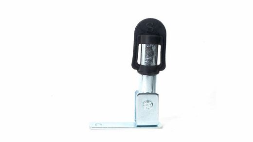 Rotating support for rotating rotating beacon vertical folding plate
