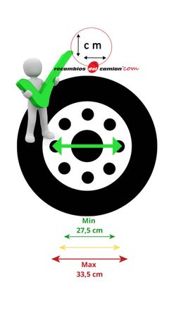 Suporte de roda sobressalente para caminhão com elevador 275-335