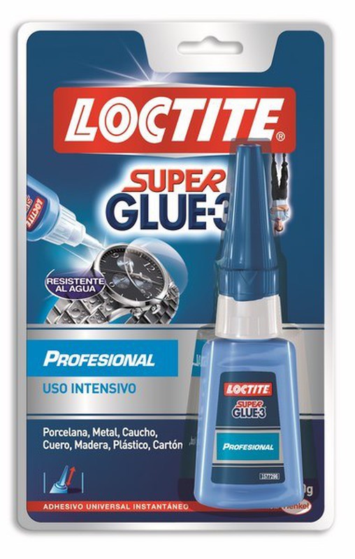 Loctite Super glue-3 (3gr/ 5gr/ 3X1gr) – Papelería Técnica Sevilla