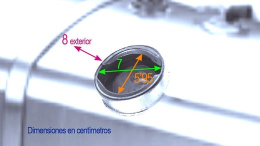 Tappo serbatoio gasolio 60 chiusura a baionetta con chiave