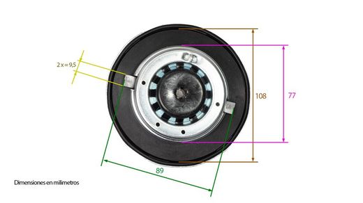 Tappo gasolio con chiave Mitsubishi Canter