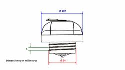 Iveco fuel cap with key