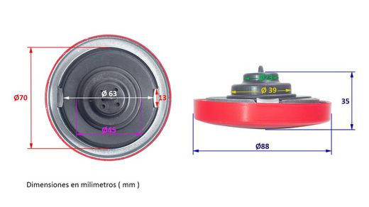 Tappo Diesel Diametro 70 Massey Fegurson