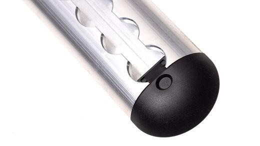 Rail cargo terminal plastique noir demi-rond aéronautique aluminium