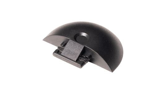 Black plastic terminal cargo rail half-round aeronautical aluminum