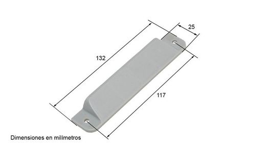 Universal rail plastic terminal inside truck box 1 unit
