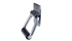 Maçaneta para porta em ferro zincado com maçaneta fechada 115