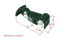 Large rubber strap 122 bonnet