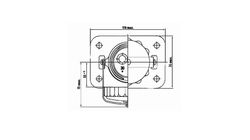 Presa femmina gialla 2 poli 24V VG96917