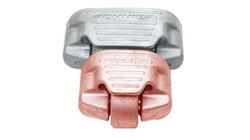 Steel bumper stop 1 galvanized roller 163 Pommier S ROLL-H1E