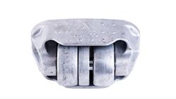 AdaRoll galvanized steel roller stop bumper