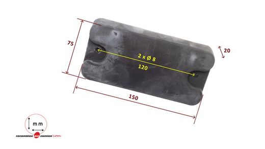 Rubber stopper 150