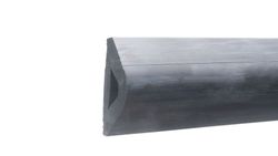 Flexible EPDM rubber adhesive molding 40 dimensions height 40 x width 20 mm (cut by meter)