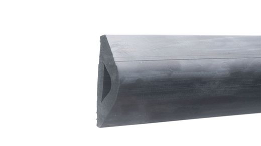 Flexible EPDM rubber adhesive molding 40 dimensions height 40 x width 20 mm (cut by meter)