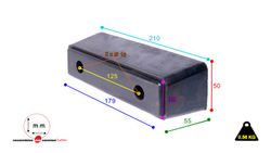 Bumper rubber bumper 210