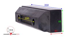 Bumper rubber bumper 350