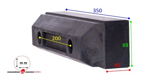 Bumper rubber bumper 350