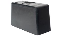 Vertical bumper rubber bumper 3 holes 250 type Schmitz