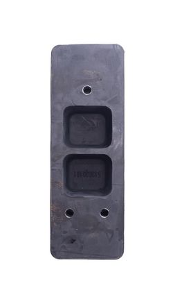 Rear rubber stopper 275x100x90 mm Krone type