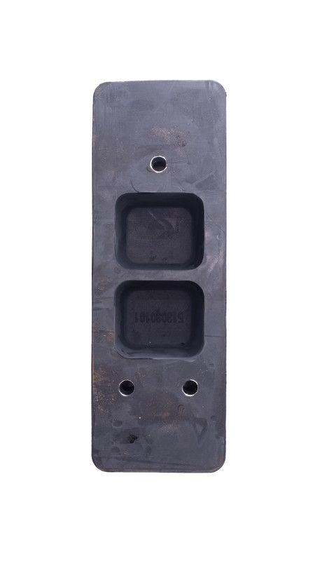 Rear rubber stopper 275x100x90 mm Krone type