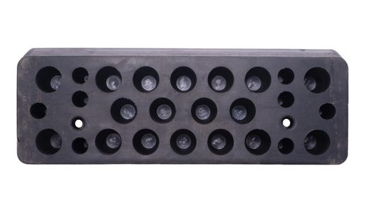 Modern rear rubber stopper 430x155x90 mm SOR type