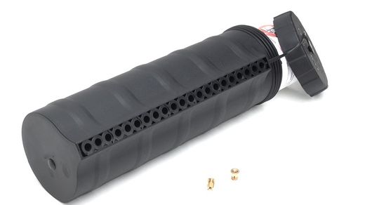 Waterproof black plastic external document holder tube for truck