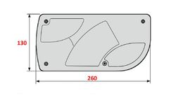 Lente traseira esquerda (lado do motorista) 7 serviços Cobo