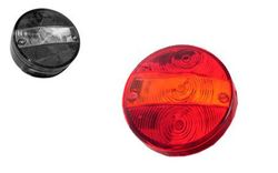 Lentille de feu arrière rond 3 services Sim