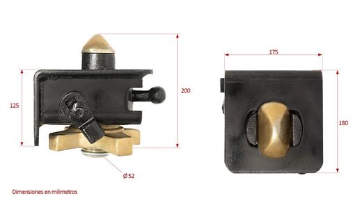 Twist Lock Schaftbehälter Ø 52 mm