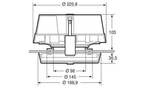 Radial-Deckenventilator Flettner 2000